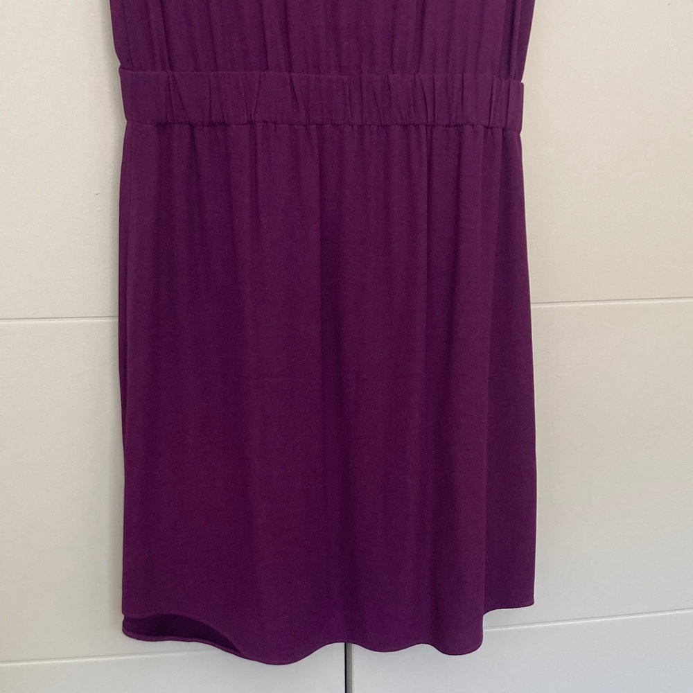 Theory purple sleeveless "Lydan" Mini Dress S, casual with pockets - Picture 6 of 12